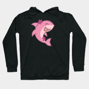 Pink Ocean Shark Hoodie